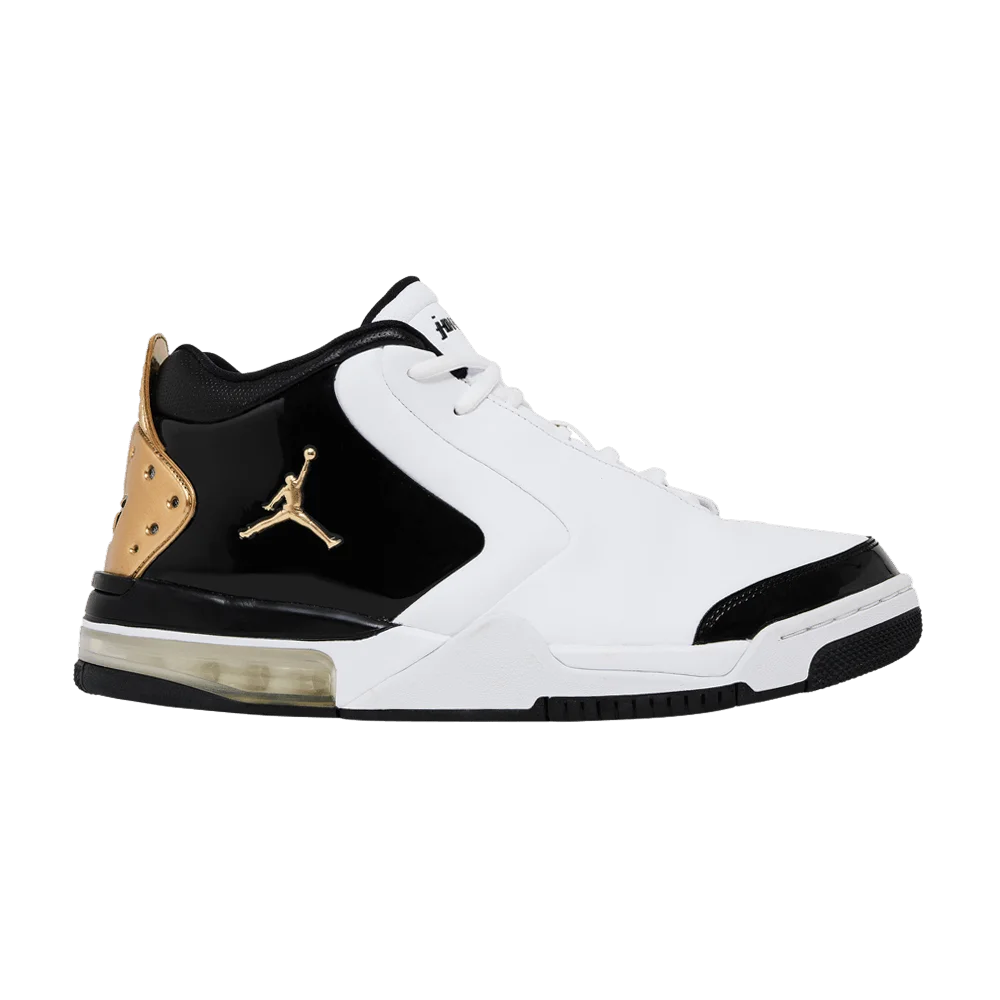 Krossovki-Air-Jordan-Big-Fund-Premium-White-Metallic-Gold
