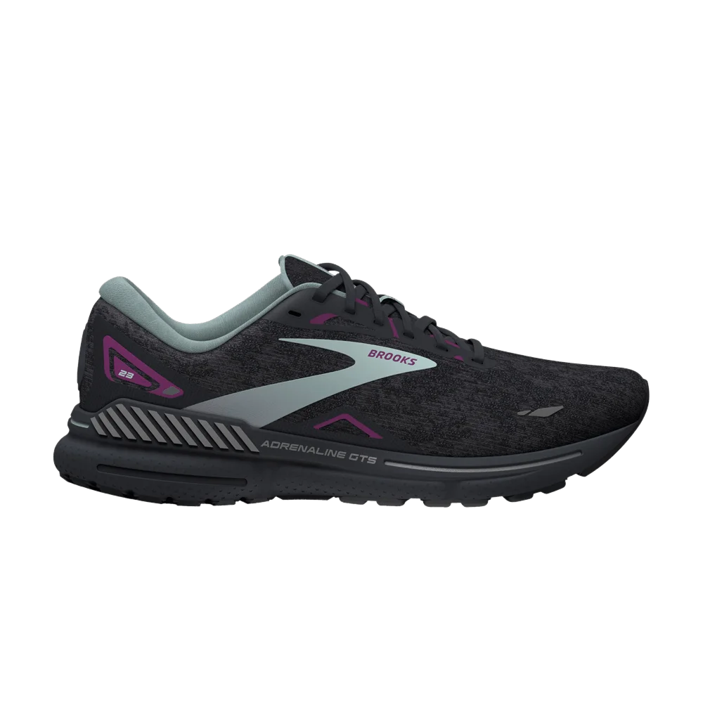 Кроссовки Brooks Wmns Adrenaline GTS 23 Wide 'Black Light Blue'