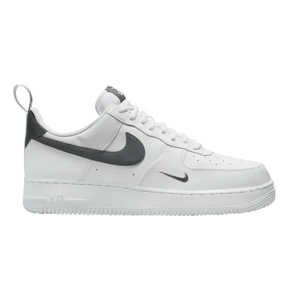 Krossovki-Nike-Air-Force-1-07-LV8-UT-White-Metallic-Dark-Grey
