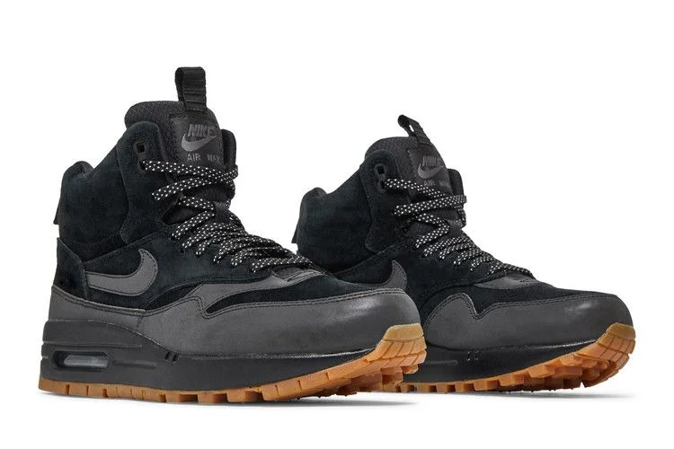 Krossovki-Nike-Wmns-Air-Max-1-Mid-Sneakerboot-Black-Gum-7