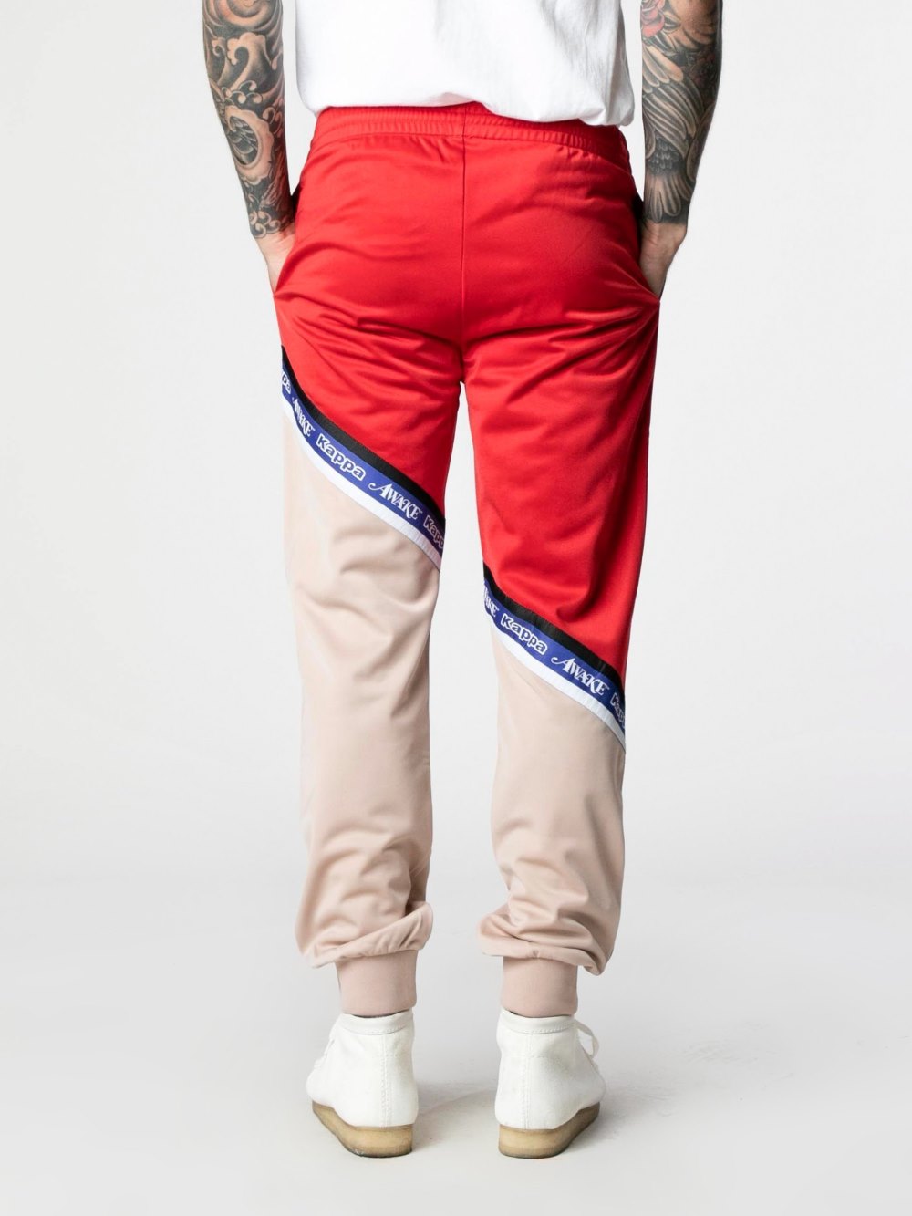 Спортивные штаны Awake x Kappa Eldred Track Pants Pink/Red