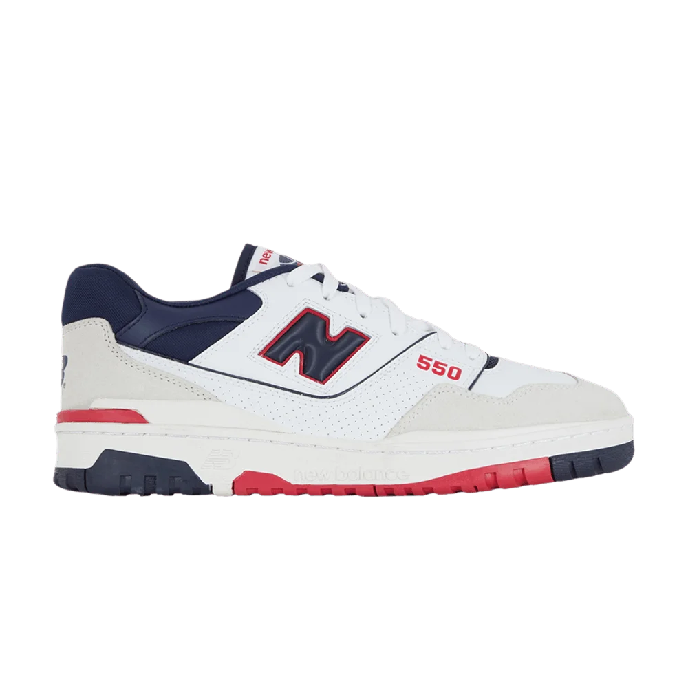 Кроссовки New Balance 550 Premium 'White Navy' Courir Exclusive