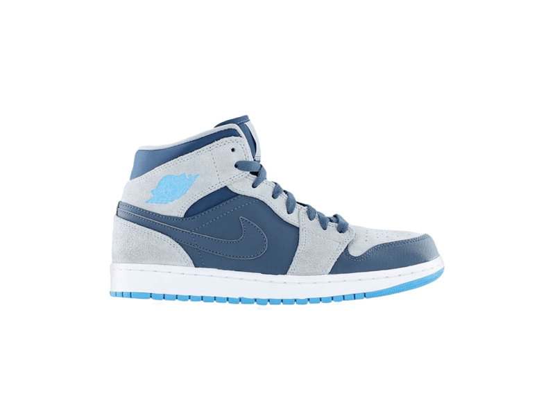Кроссовки Air Jordan 1 Retro Mid 'Dark Powder Blue'