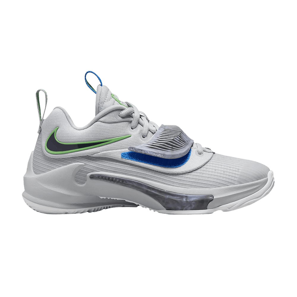 Кроссовки Nike Zoom Freak 3 GS 'Grey Fog Light Green Spark'