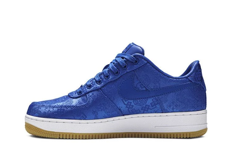 Кроссовки CLOT x Nike Air Force 1 PRM 'Royal Silk'
