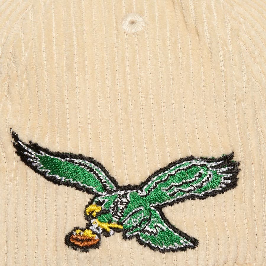 Бейсболка Mitchell & Ness White Philadelphia Eagles Cordy Deadstock Snapback Hat