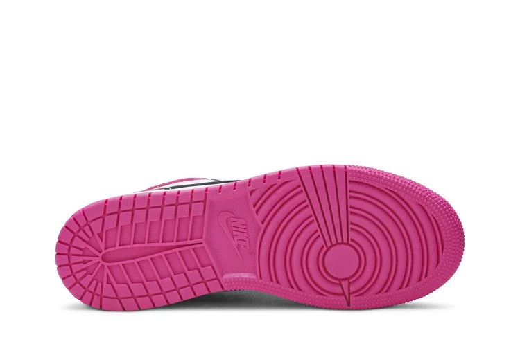 Кроссовки Air Jordan 1 Low SE GS 'Black Active Fuchsia'