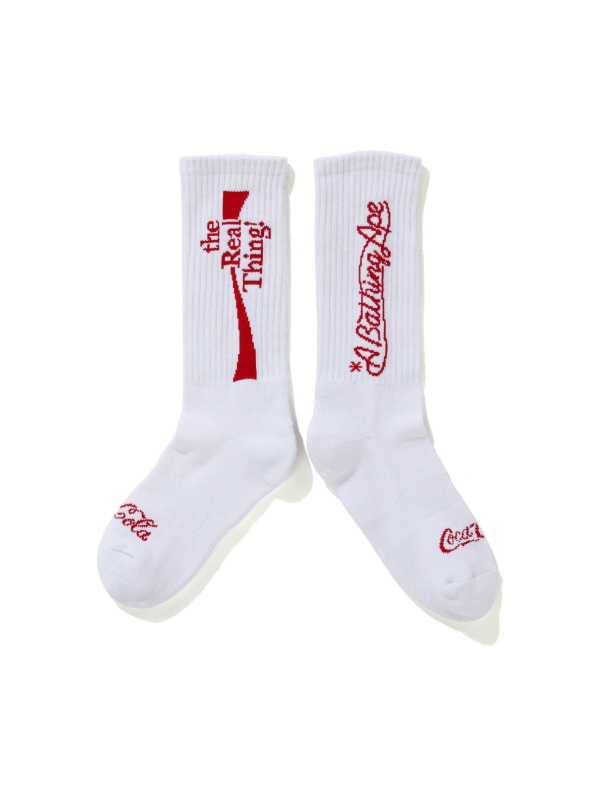 Спортивные носки BAPE x Coca Cola Socks White