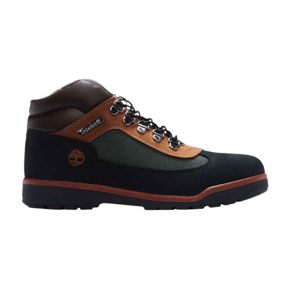 Krossovki-Timberland-Field-Boot-Junior-Black-Brown-Green