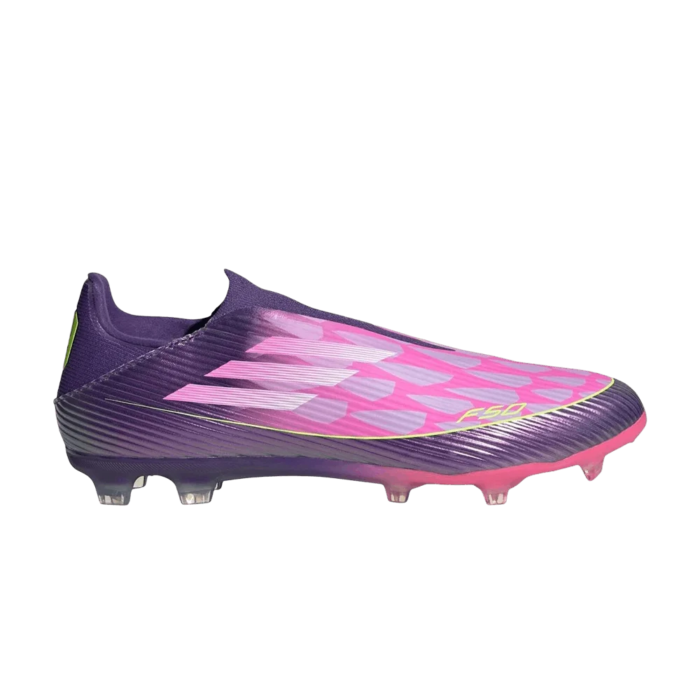 Krossovki-Lamine-Yamal-x-adidas-F50-League-Laceless-FGMG-Purple-White-Lucid-Lemon