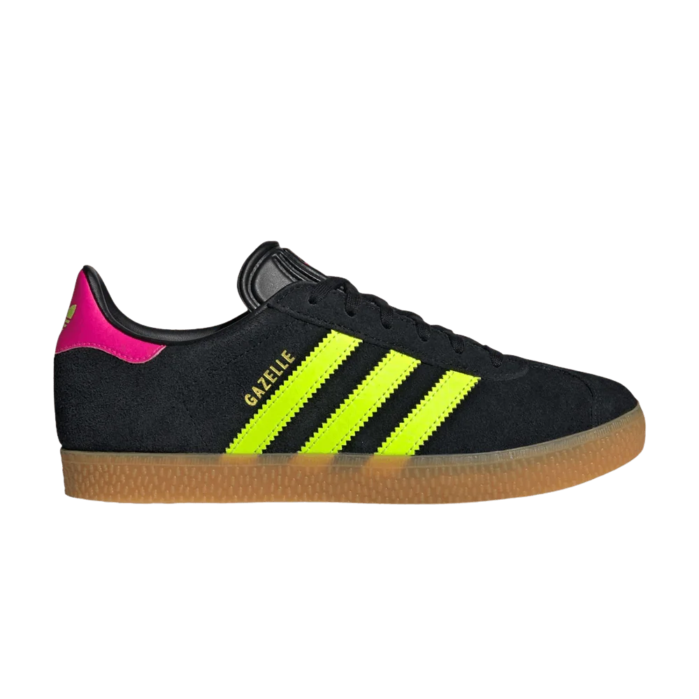 Кроссовки adidas Originals Gazelle  'Core Black/Signal Green/Shock Pink'