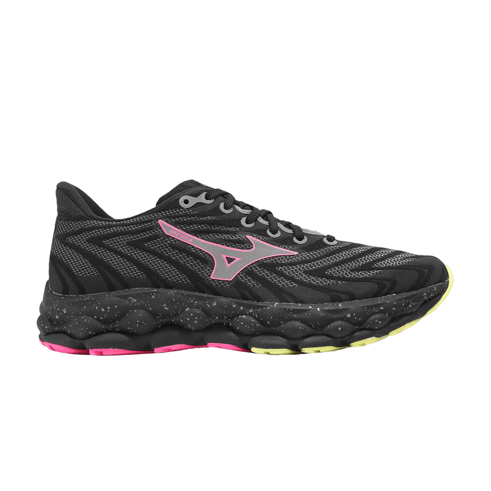 Кроссовки Mizuno Wave Sky 8 'Black Silver Pink Tetra'