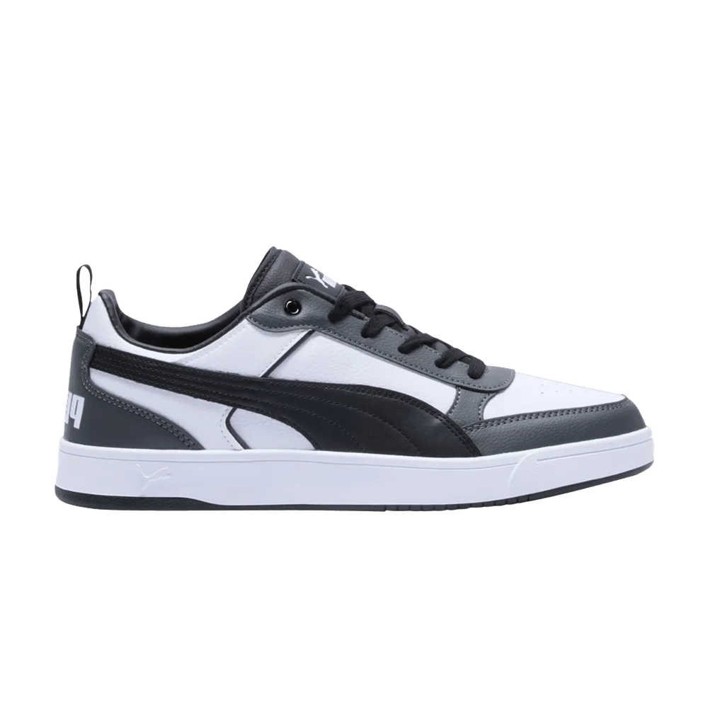 Krossovki-Puma-Dribble-White-Black-Shadow-Grey