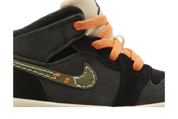 Кроссовки Air Jordan 1 Mid SE Craft TD 'Anthracite Light Olive'