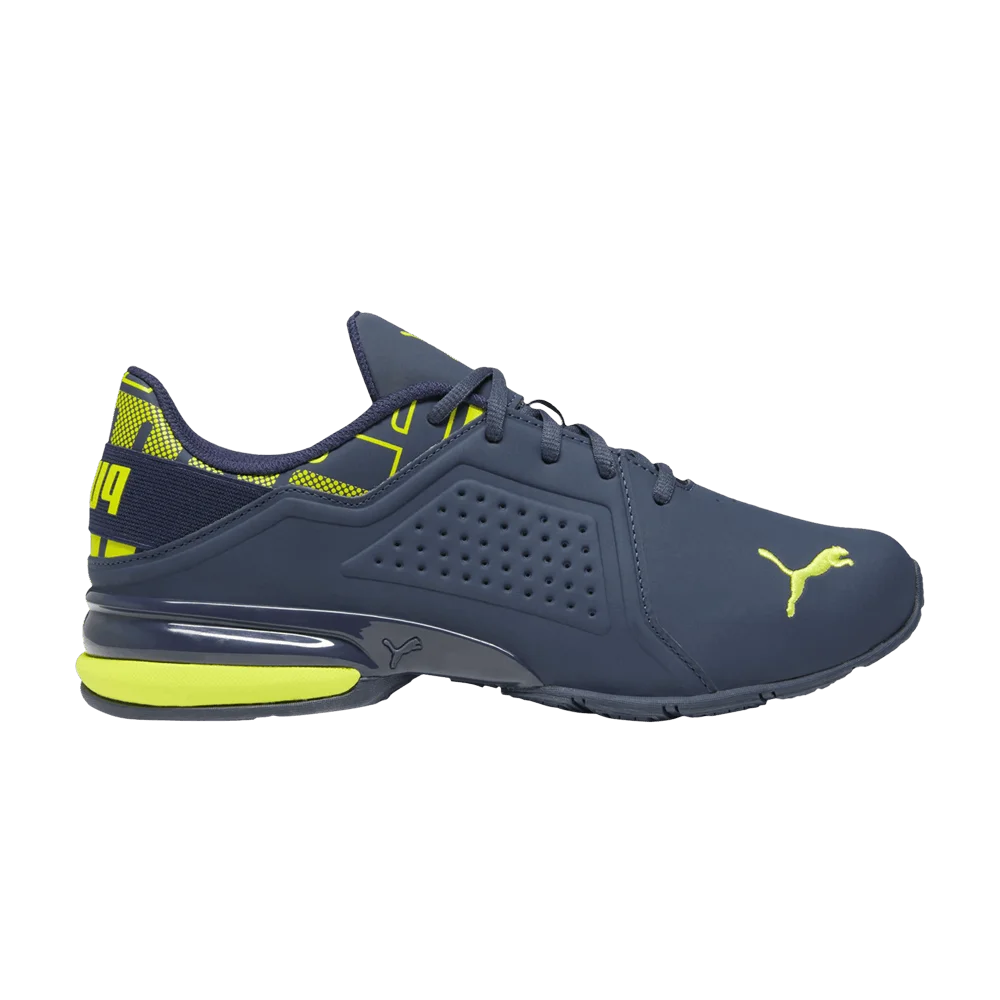 Krossovki-Puma-Viz-Runner-Repeat-Club-Navy-Lime-Sheen