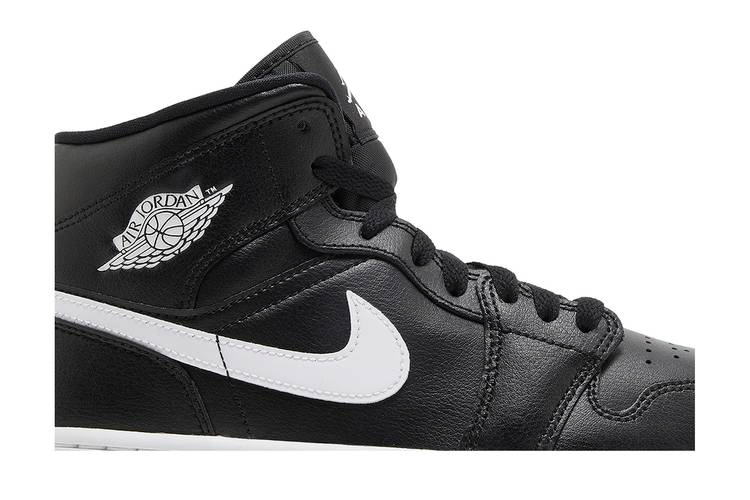 Кроссовки Wmns Air Jordan 1 Mid 'Black White'