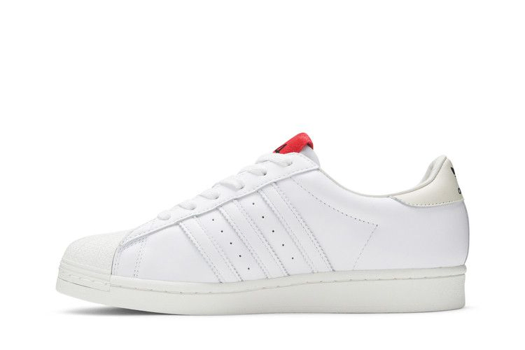 Кроссовки 424 x adidas Superstar Shell Toe 'White Scarlet'