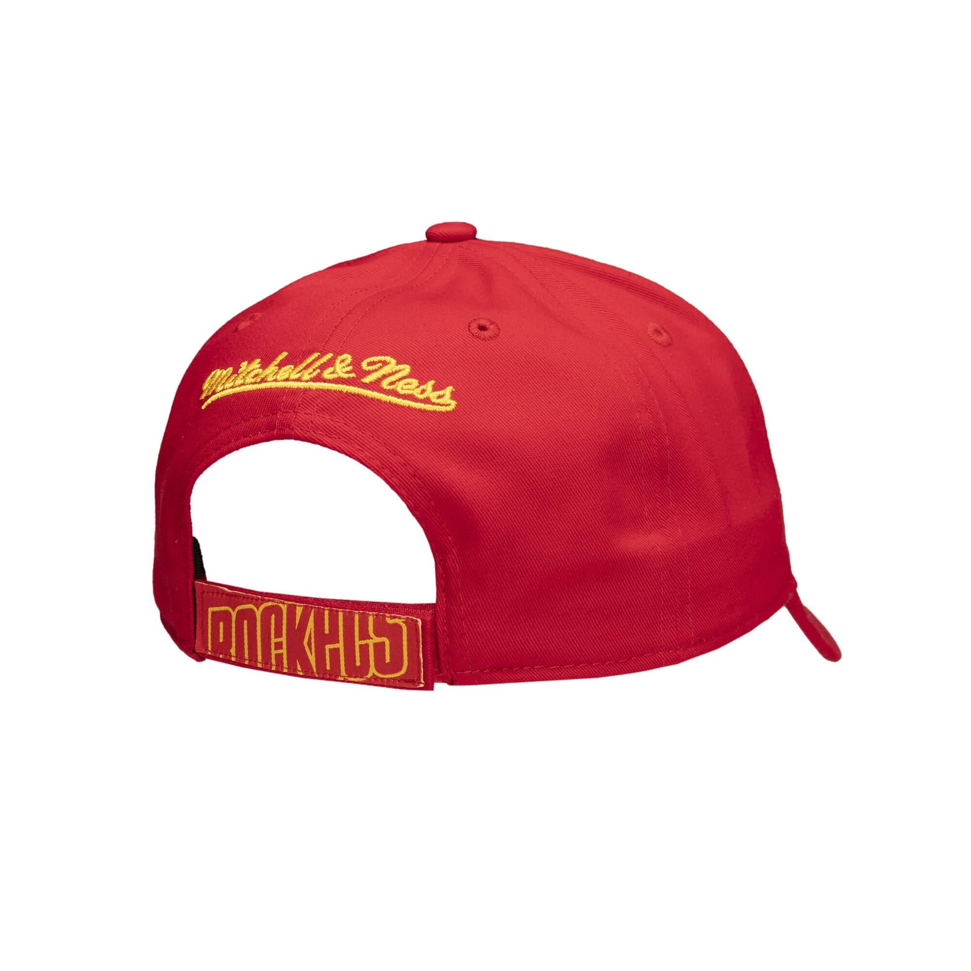 Mitchell-Ness-Prime-Roy-Velcro-Strapback-HWC-Houston-Rockets-Hat-1