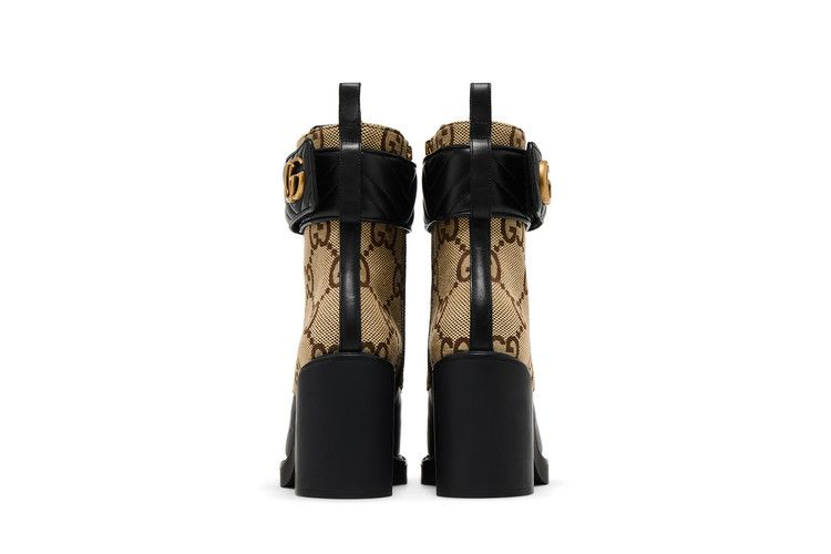 Кроссовки Gucci Wmns Double G Ankle Boot 'Camel Ebony'
