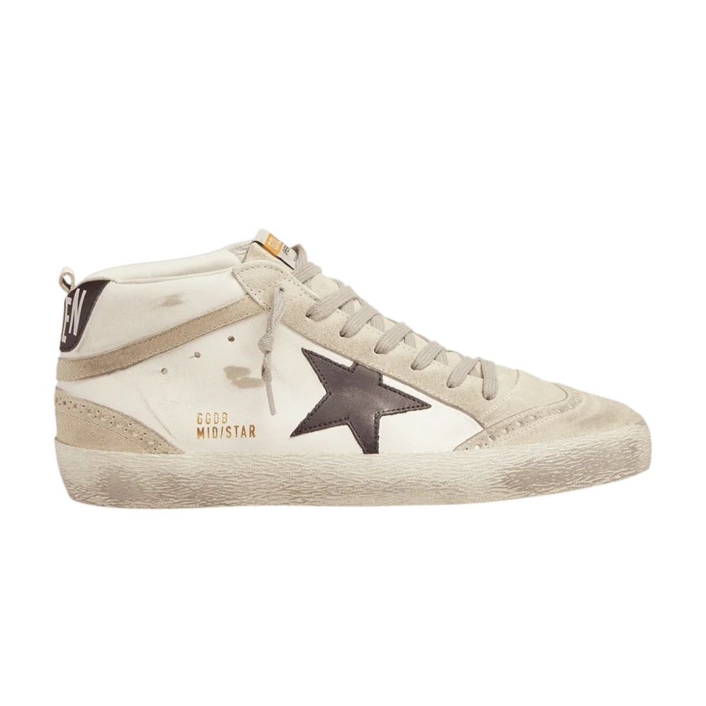 Кроссовки Golden Goose Mid Star 'White Black'