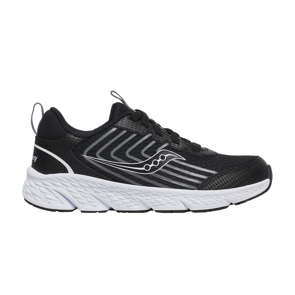 Кроссовки Saucony Wind 3.0 Lace Big Kid 'Black White'