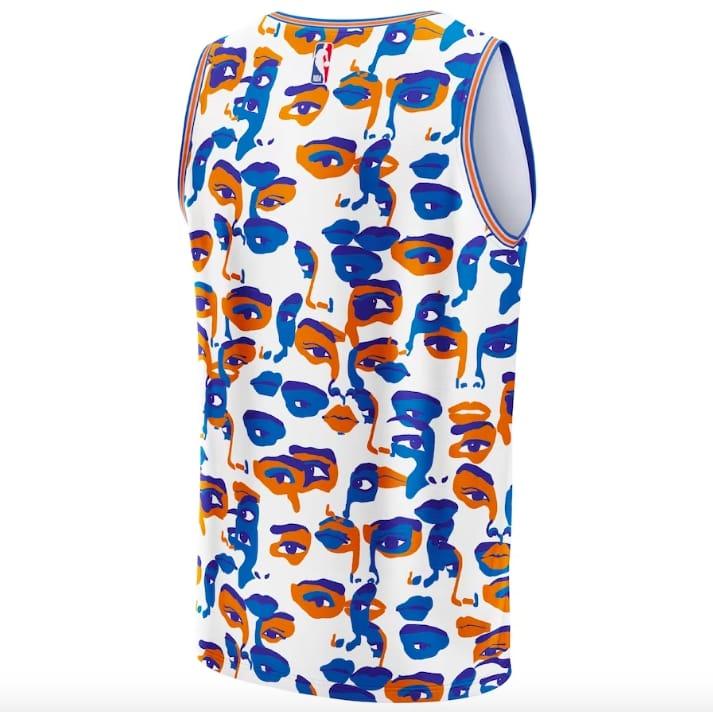 Баскетбольная джерси New York Knicks NBA & KidSuper Studios by Fanatics White Jersey