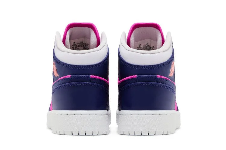 Krossovki-Air-Jordan-1-Mid-GS-Regency-Purple-Fire-Pink-5