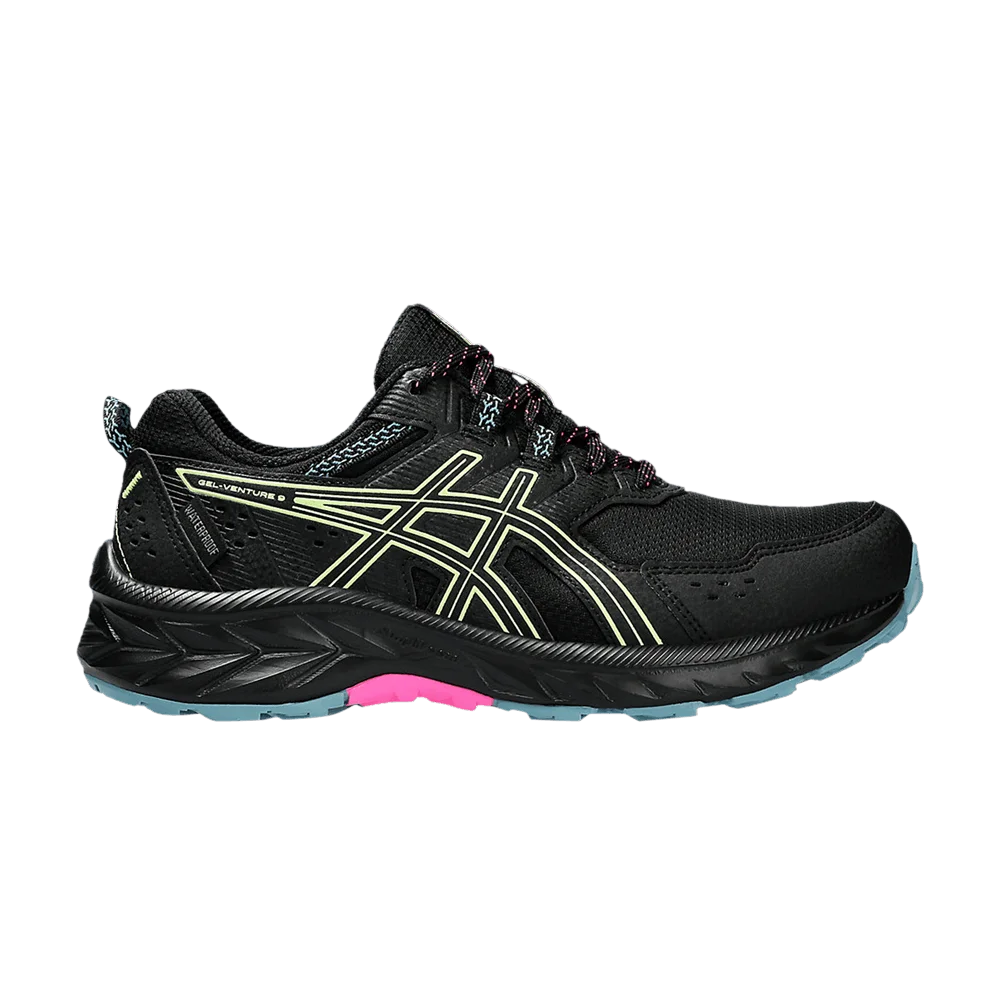 Кроссовки Asics Wmns Gel Venture 9 Waterproof 'Black Lime Green'
