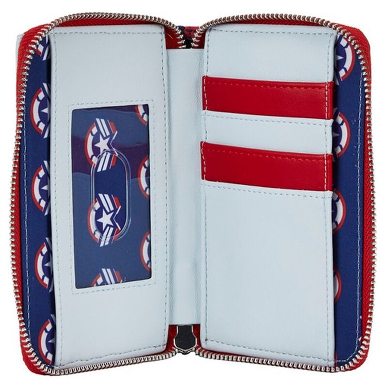 Кошелёк Falcon Captain America Cosplay Zip Around Wallet