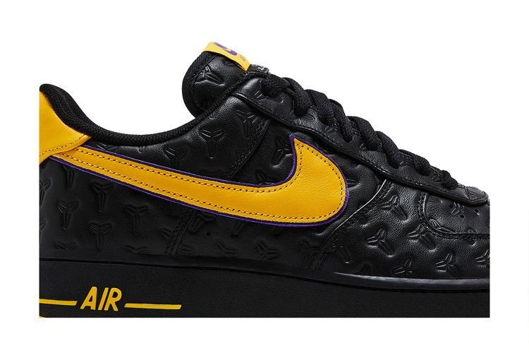 Кроссовки Kobe Bryant x Nike Air Force 1 Low 'Lakers Away' Numbered