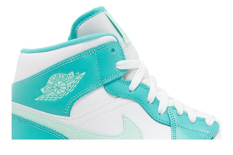 Кроссовки Wmns Air Jordan 1 Mid 'Marine Green'