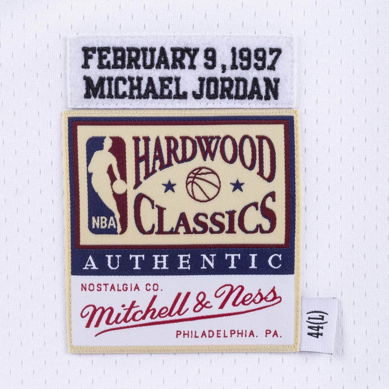 Баскетбольная джерси 1997 All Star Game Michael Jordan #23 Authentic Hardwood Classic White Jersey