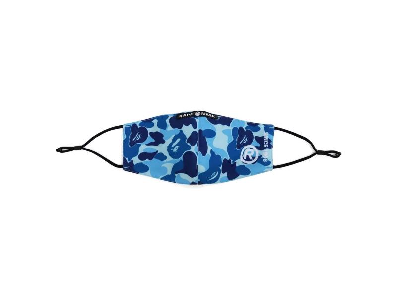 Маска BAPE ABC Camo Logo Mask (SS21) Blue