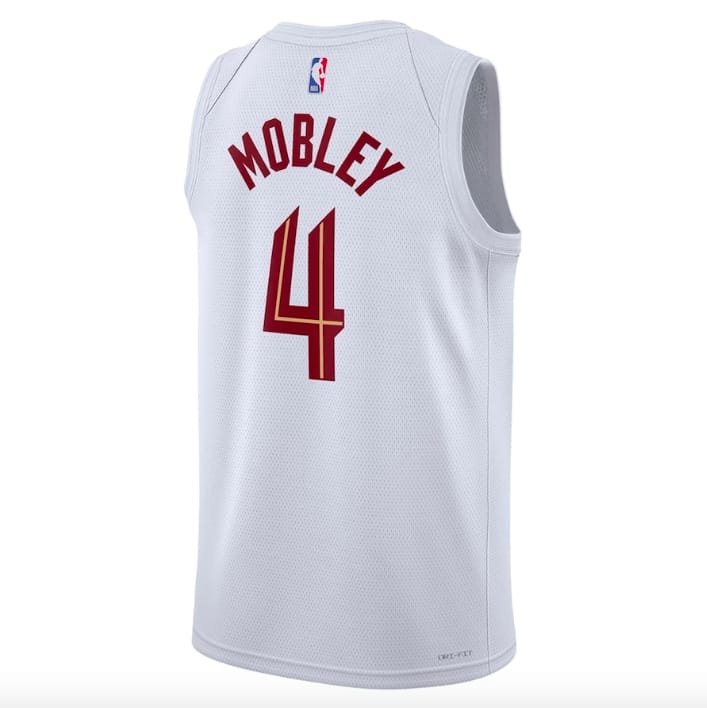 Баскетбольная джерси 2022-23 Cleveland Cavaliers #4 Evan Mobley Nike Association White Jersey