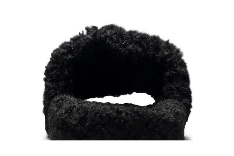 Кроссовки Balenciaga Furry Slides 'Black'