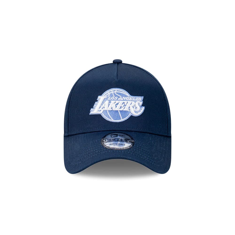 Бейсболка New Era Los Angeles Lakers 9FORTY Midnight Ice A-Frame NBA Snapback Hat