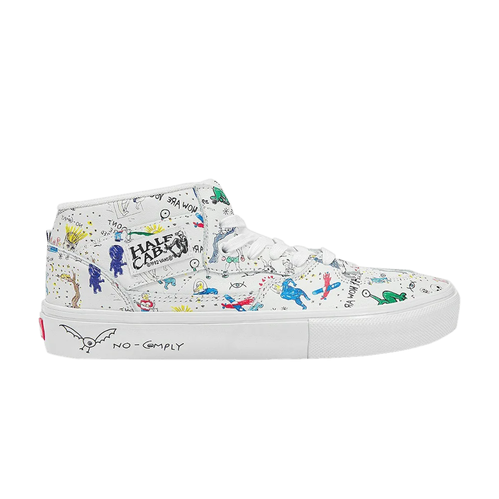 No-Comply x Daniel Johnston x Vans Half Cab 'Doodles'