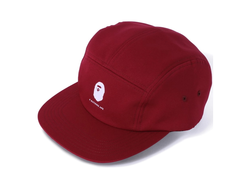 Бейсболка BAPE Ape Head Jet Cap Burgundy
