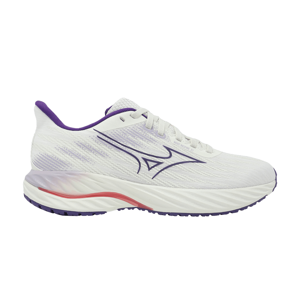Кроссовки Mizuno Wmns Wave Inspire 21 'Snow White Vintage Indigo'