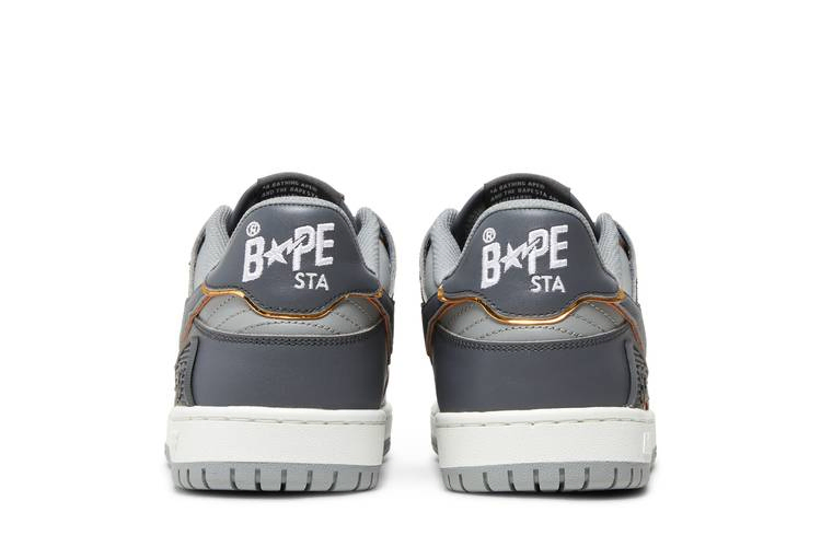 Кроссовки BAPE Sk8 Sta #3 L 'Gray Gold'