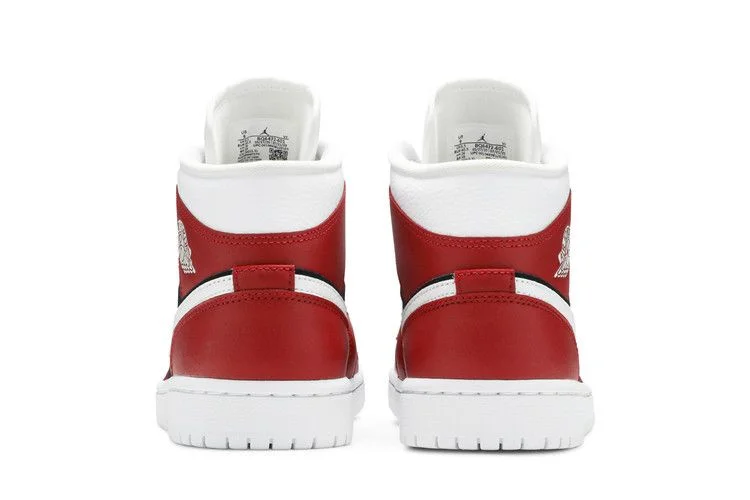 Кроссовки Wmns Air Jordan 1 Mid 'Gym Red Black'