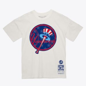 Mitchell-Ness-Cream-New-York-Yankees-Freedom-T-Shirt-300x300