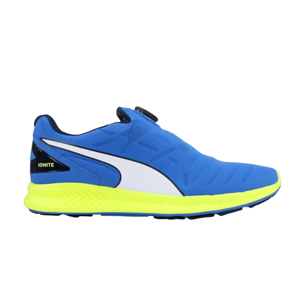 Кроссовки Puma Ignite Disc 'Electric Blue Safety Yellow'