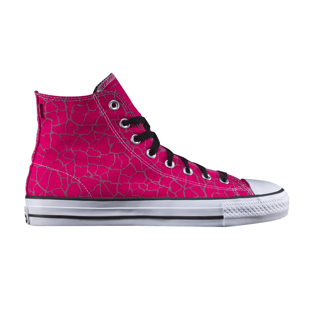 Кроссовки Converse Chuck Taylor All Star Pro High 'Prime Pink Cracked Print'