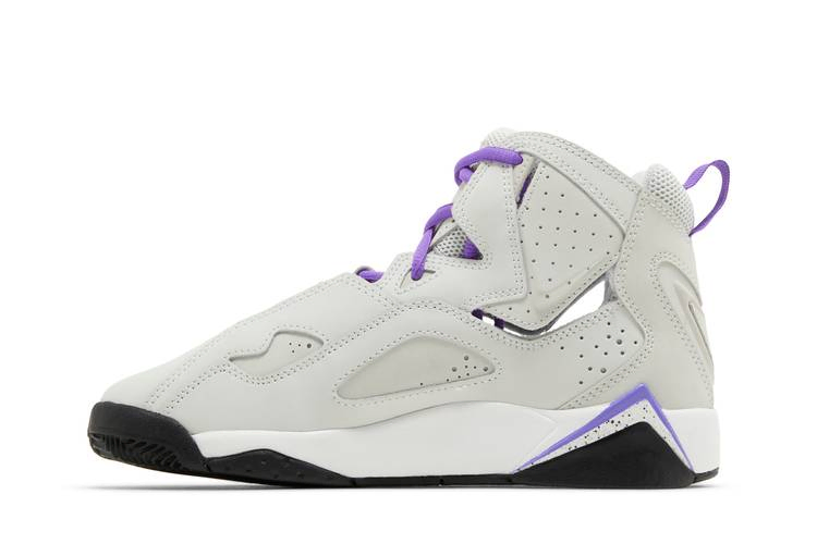 Кроссовки Air Jordan True Flight GS 'Base Grey Purple Venom'