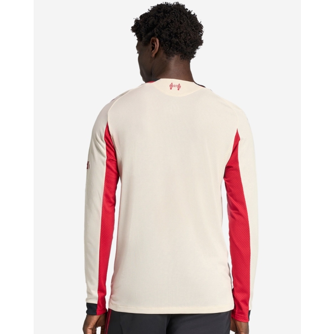 Футбольный лонгслив Liverpool FC adidas Mens 25/26 Authentic Away Long Sleeve Jersey