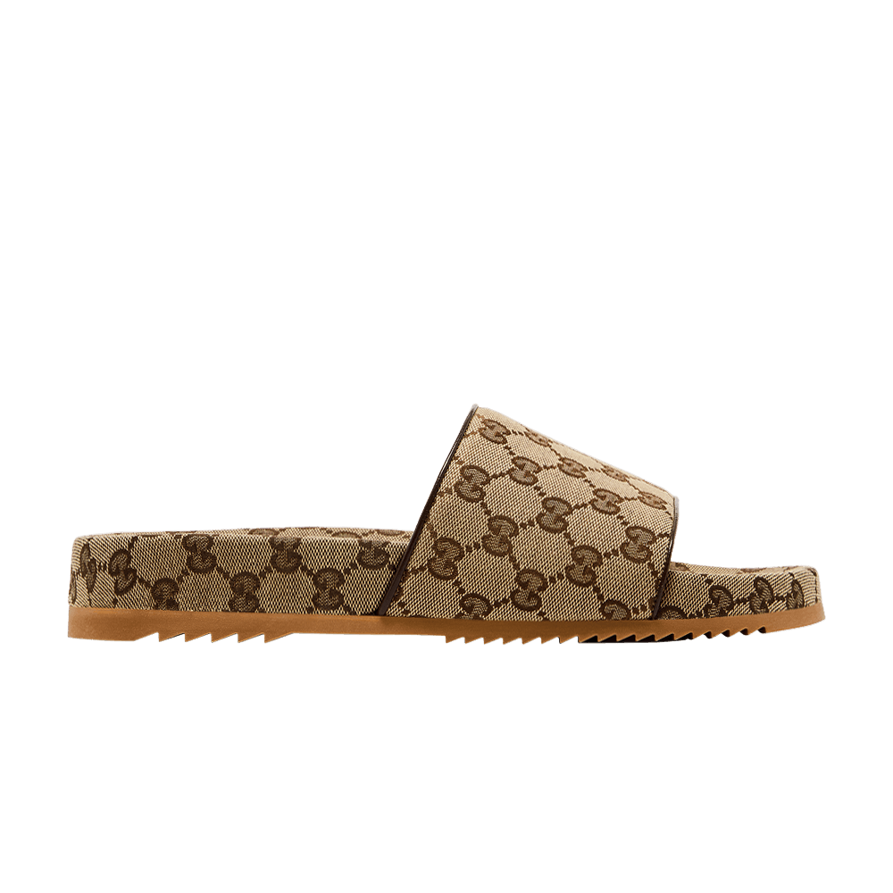 Сандалии Gucci GG Canvas Slide Sandal 'Beige Monogram'