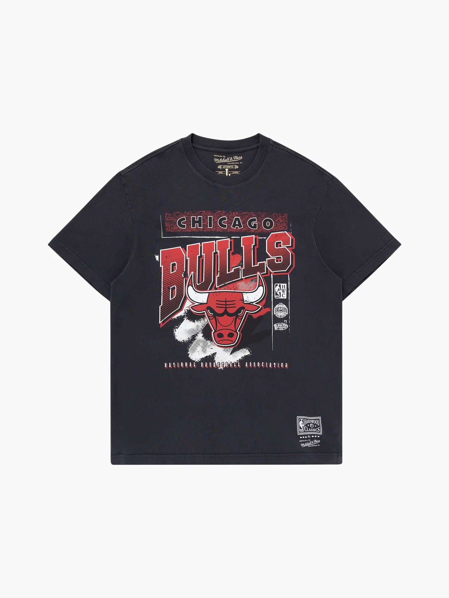 Футболка Mitchell & Ness Chicago Bulls Vintage Brush Off 2.0 NBA T-Shirt