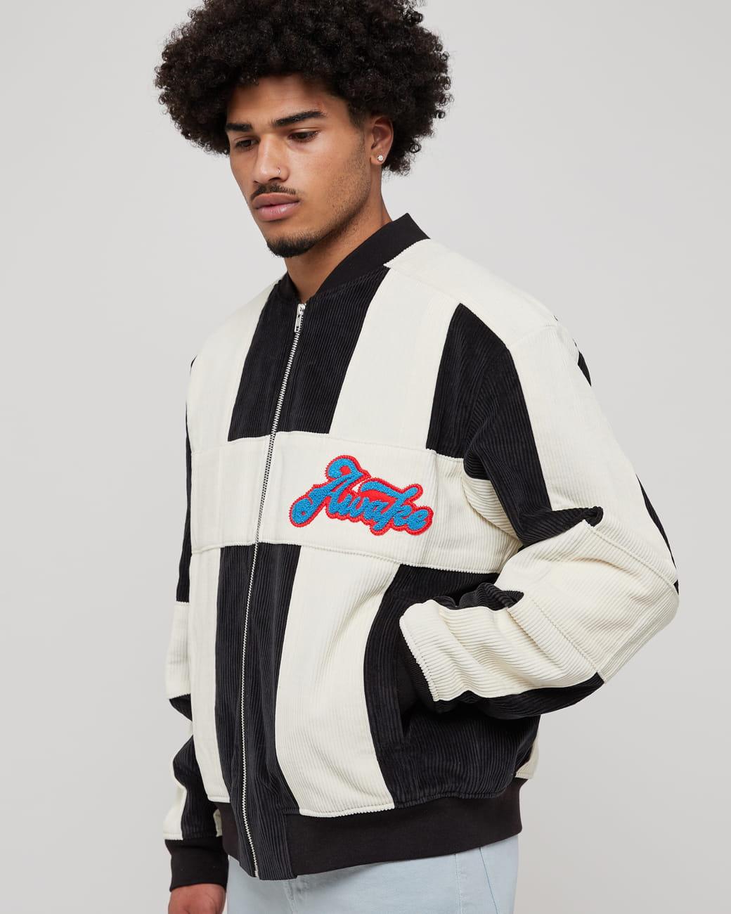 Куртка Awake Chenille Patch Corduroy Logo Jacket Black