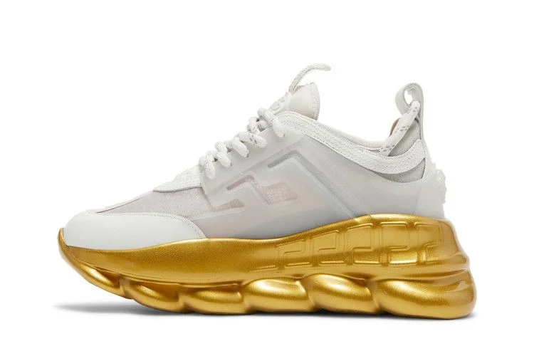 Кроссовки Versace Wmns Chain Reaction 'White Gold'
